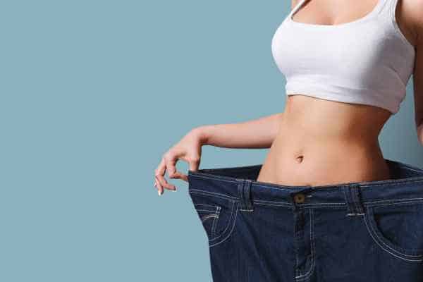 woman after fat reduction treatment Redhill