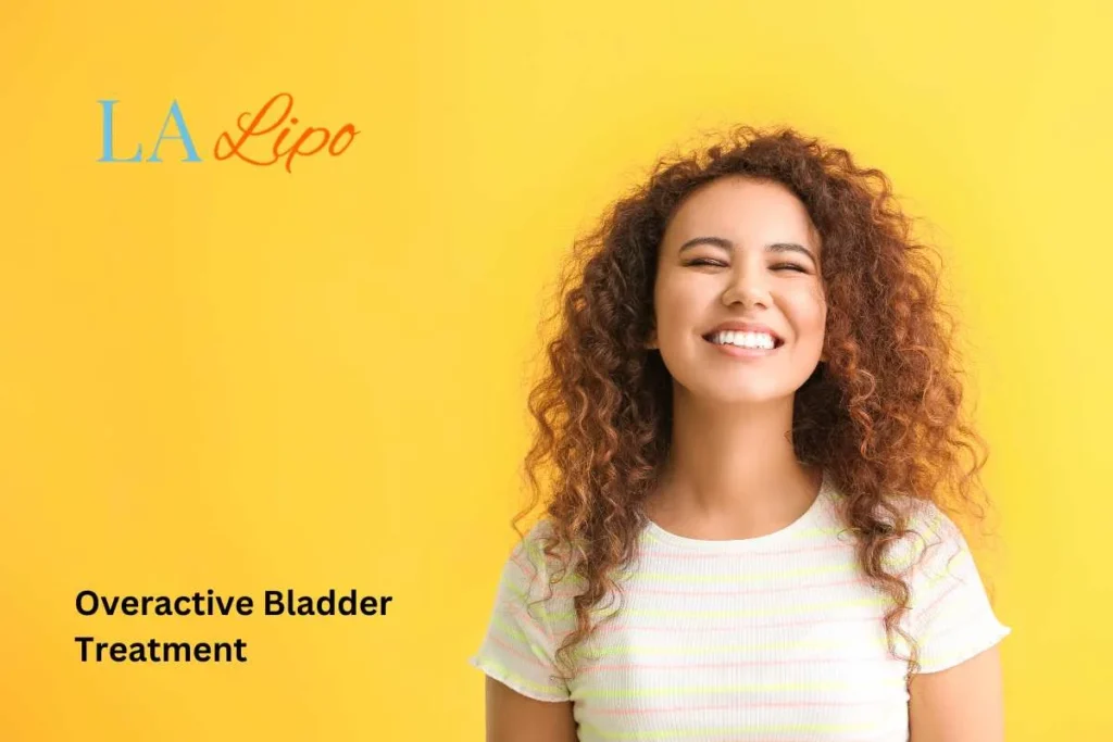 woman smiling about overactive bladder treatment Redhill solutions
